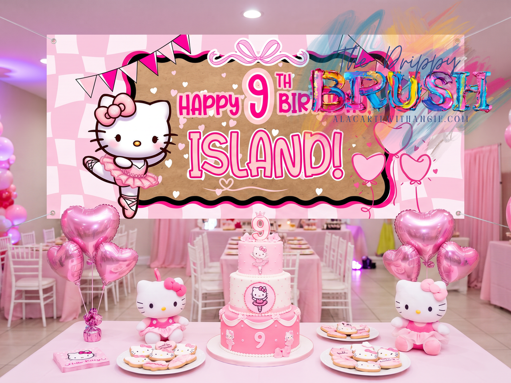 Digital Download Banner Design- HELLO KITTY