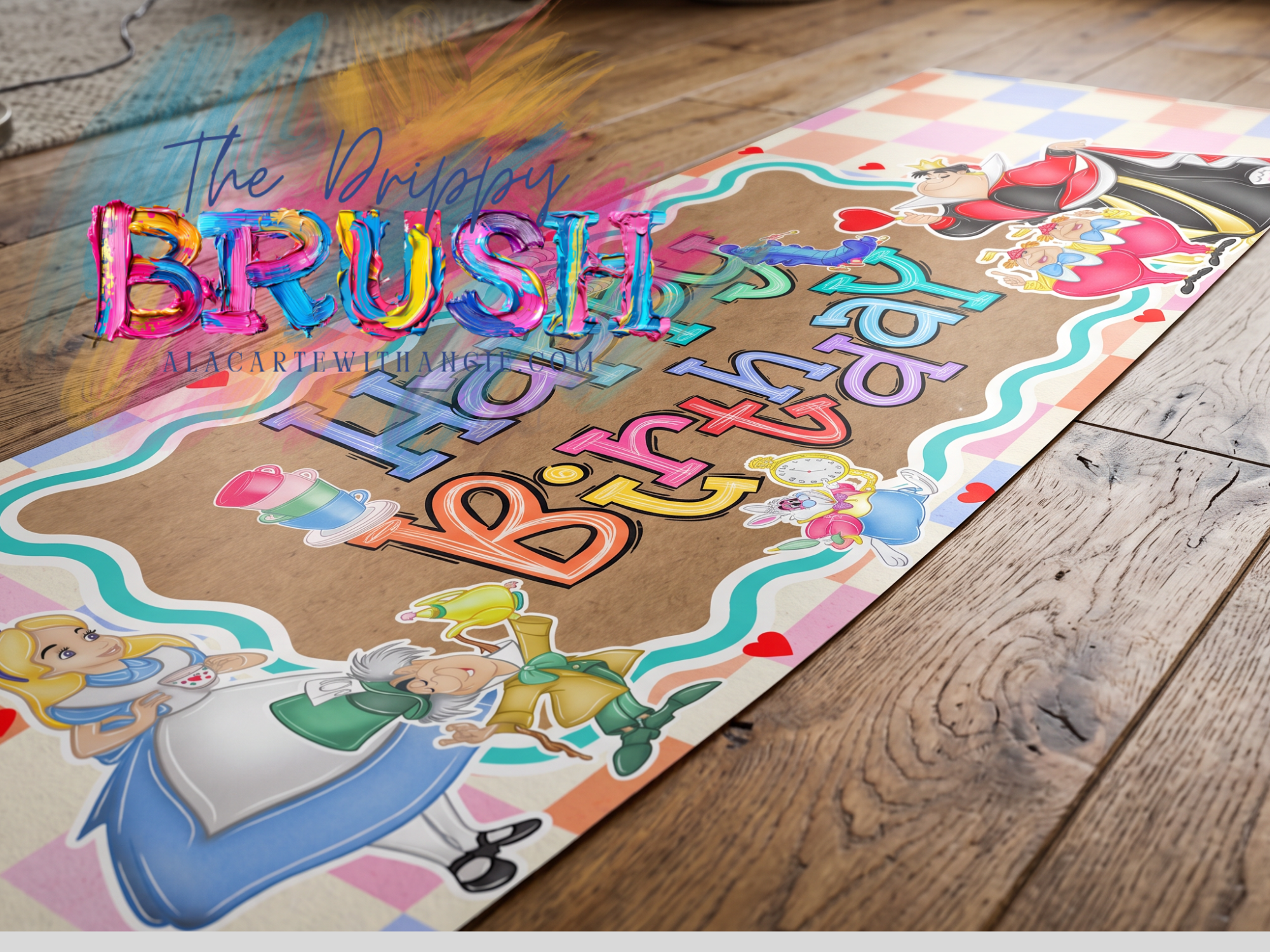 Digital Download Banner Design- ALICE IN WONDERLAND