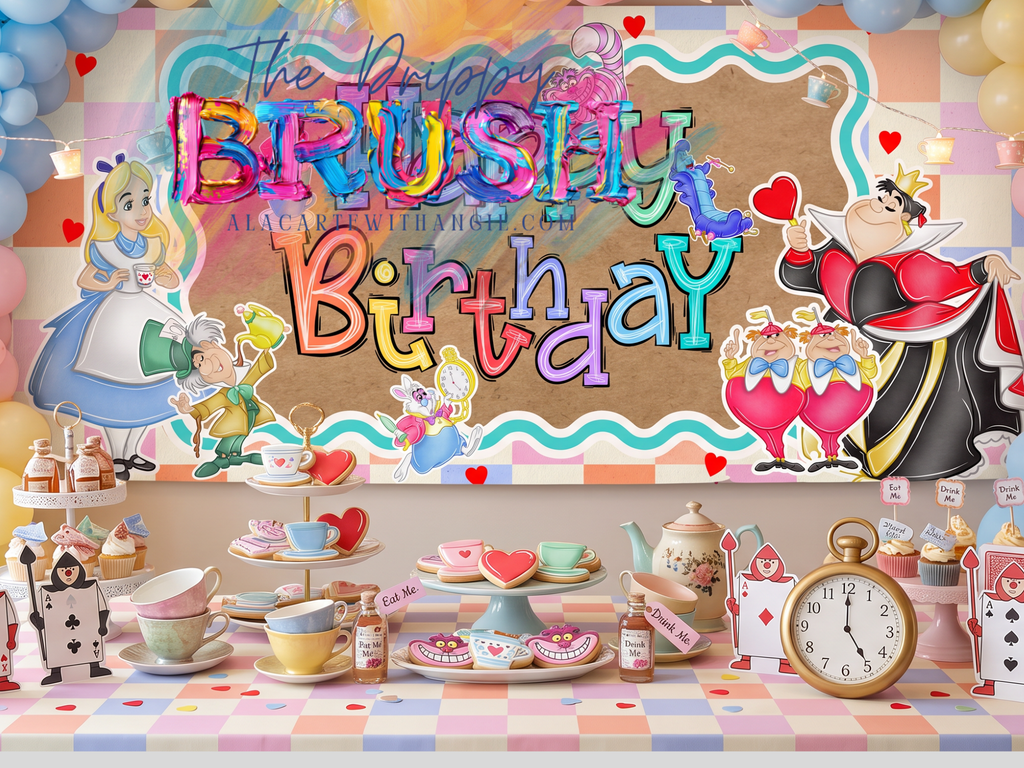 Digital Download Banner Design- ALICE IN WONDERLAND