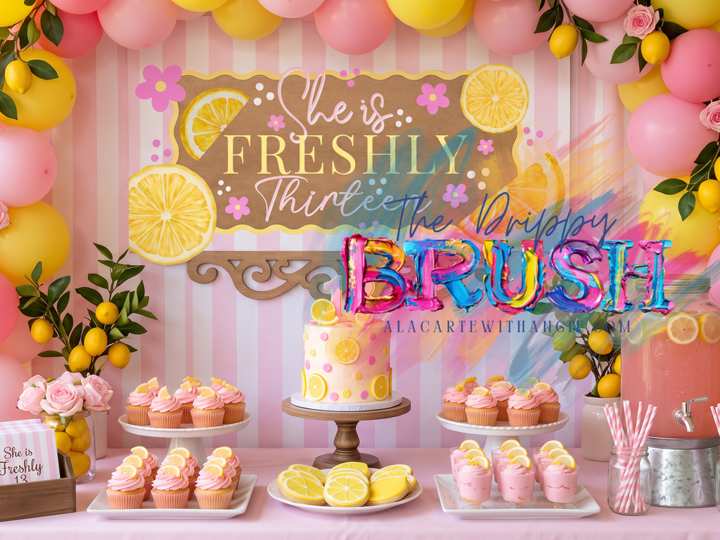 Digital Download Banner Design- LEMON LOVE