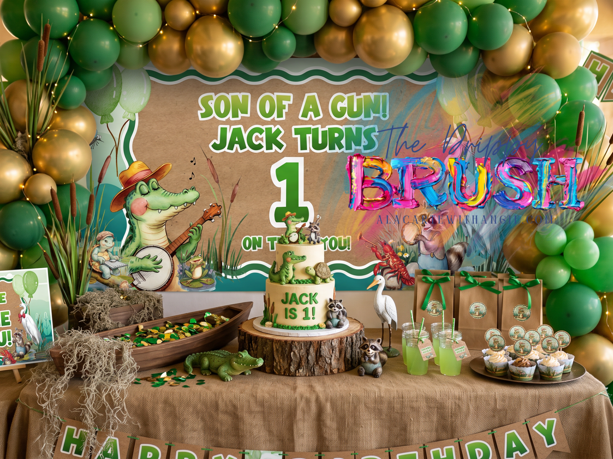 Digital Download Banner Design- ON THE BAYOU