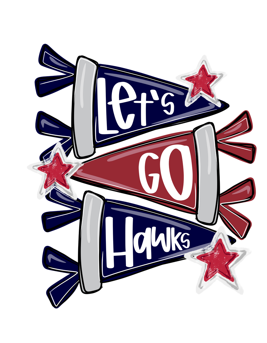 SCHOOL SPIRIT WEAR-HAWKS