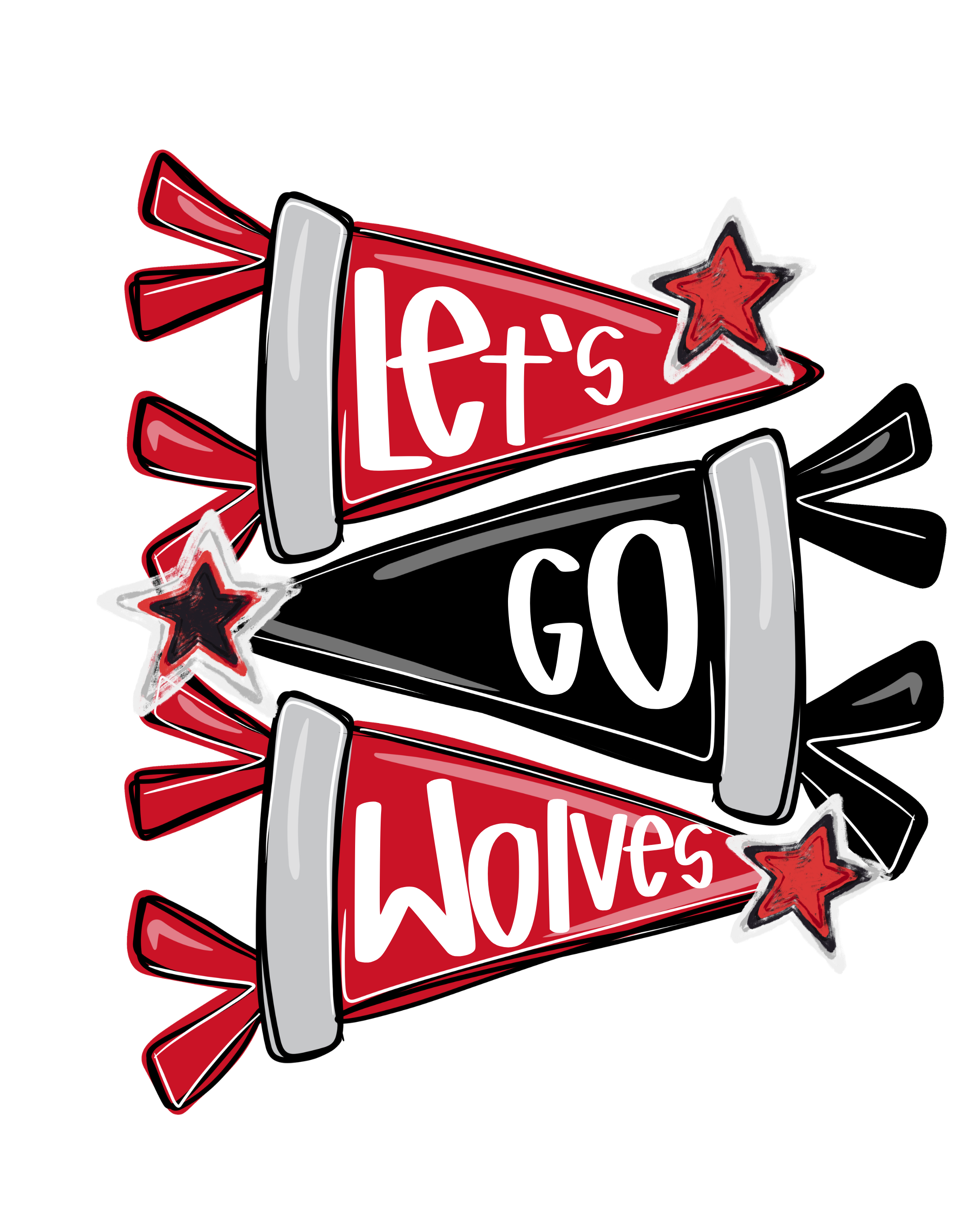 SCHOOL SPIRIT WEAR-WOLVES