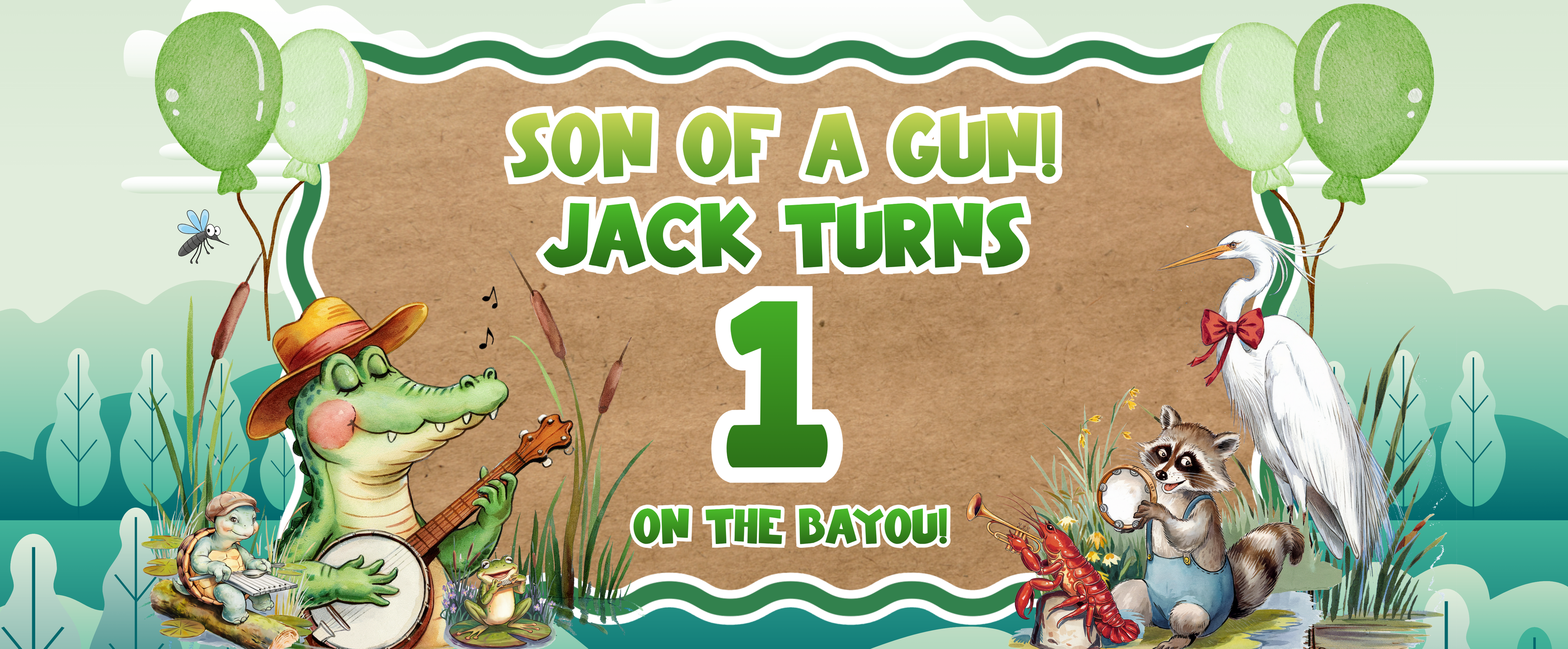 Digital Download Banner Design- ON THE BAYOU