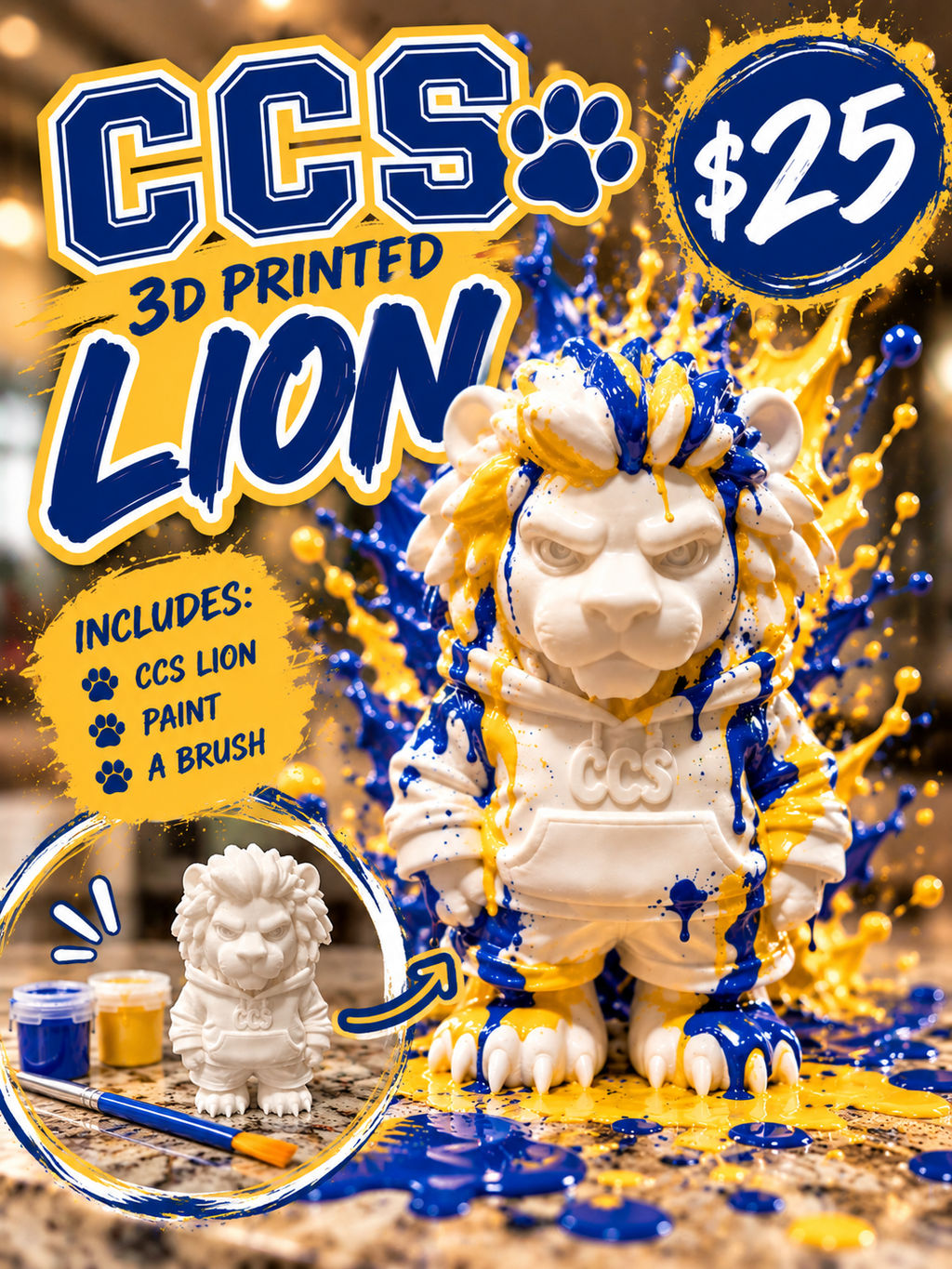 Let's Paint A Lion!