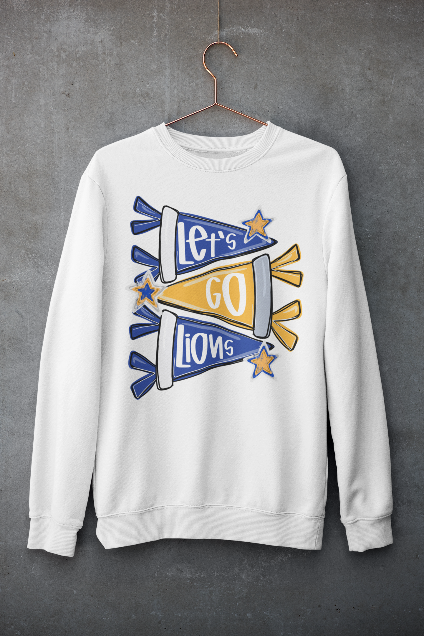 SWEATSHIRT - LET'S GO LIONS