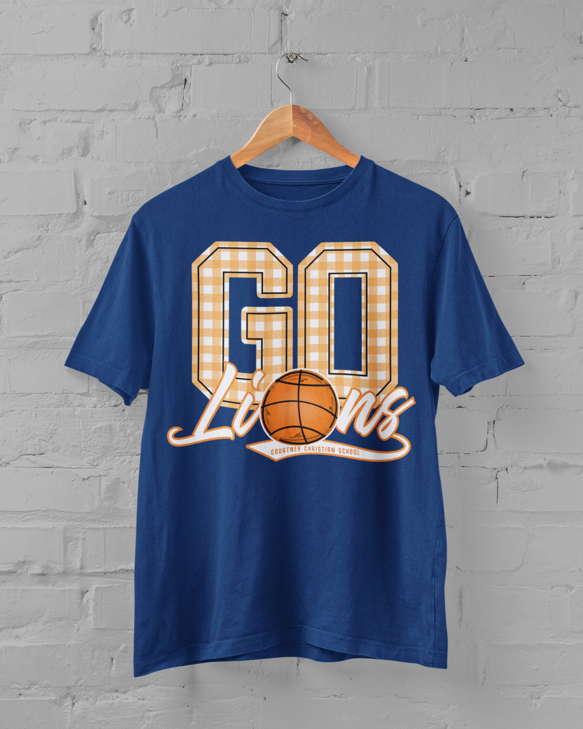 GO BASKETBALL - GINGHAM