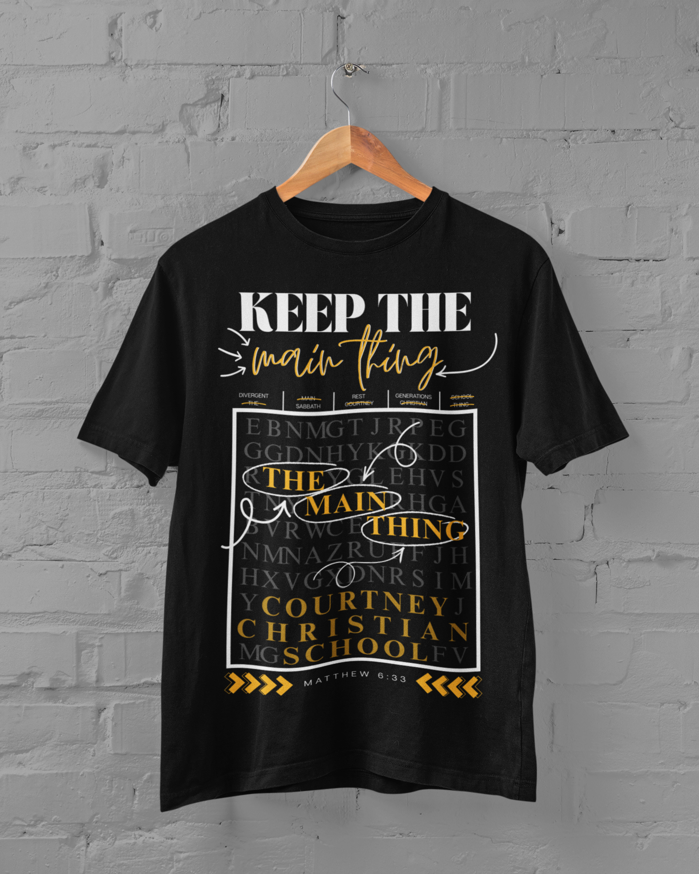 KEEP THE MAIN THING THE MAIN THING - STAFF SHIRT
