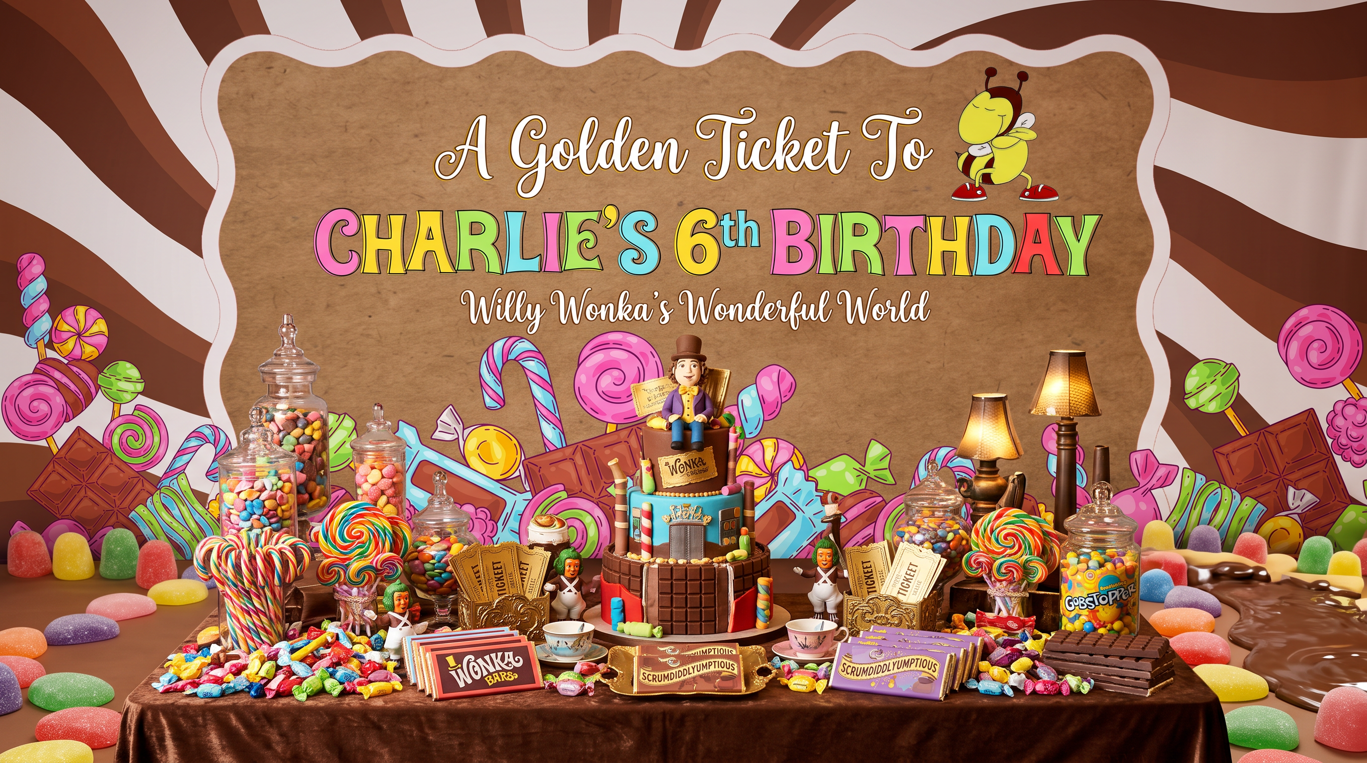 Digital Download Banner Design- Willy Wonka