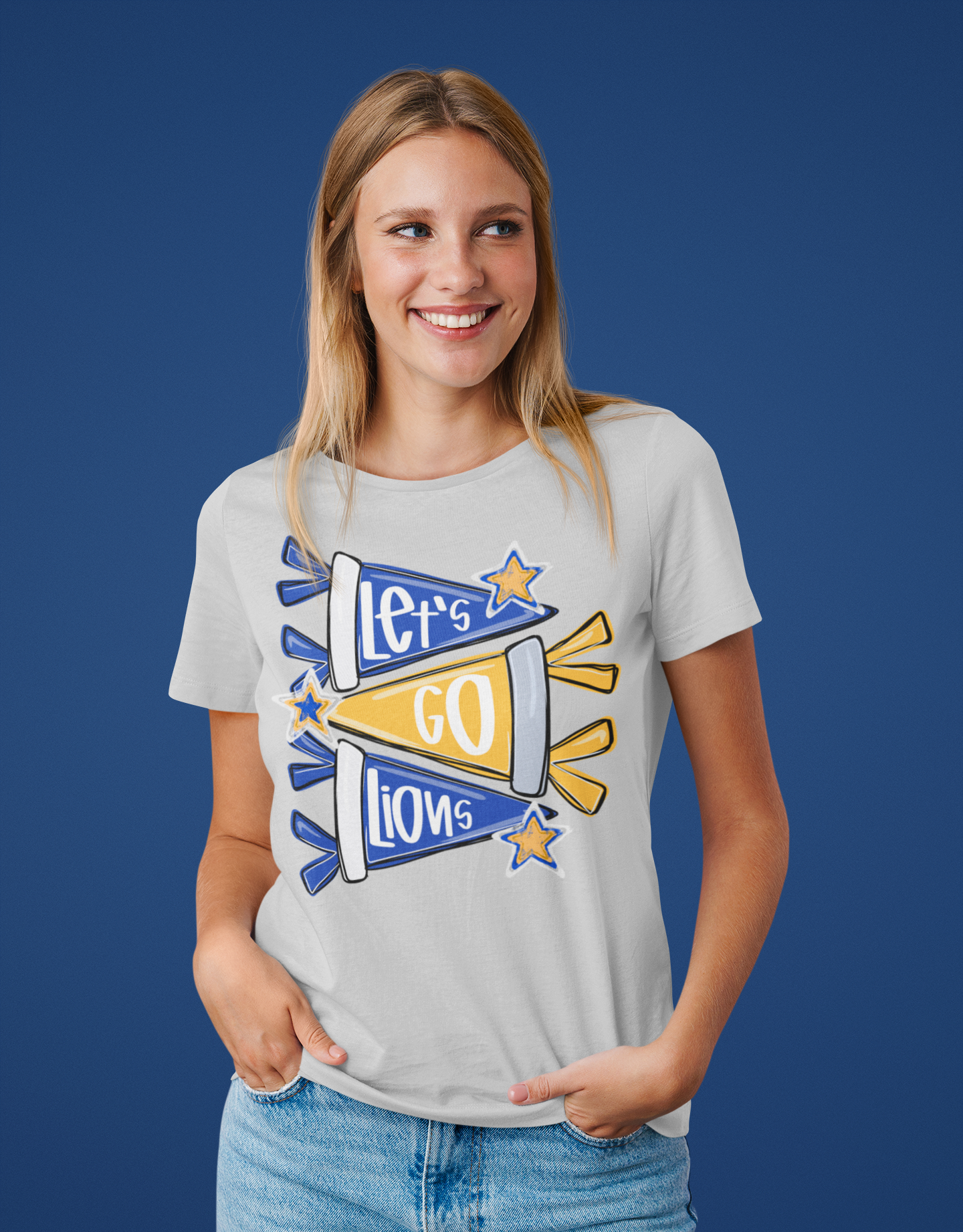 SCHOOL SPIRIT WEAR-LIONS (BLUE & GOLD)